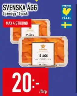 Matdax Svenska agg stjämägg erbjuda