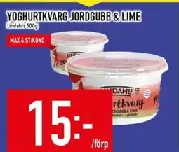 Matdax Yoghurtkvarg jordgubb & lime lindahls erbjuda
