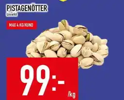 Matdax Pistagenötter lösvikt erbjuda