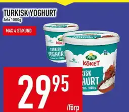 Matdax Turkisk yoghurt erbjuda