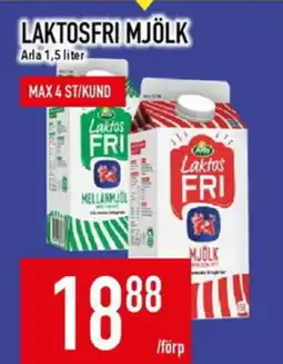 Matdax Laktosfri mjölk arla erbjuda