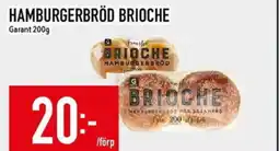 Matdax Hamburgerbröd brioche garant erbjuda
