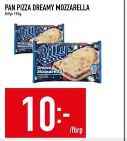 Matdax Pan pizza dreamy mozzarella Billys erbjuda