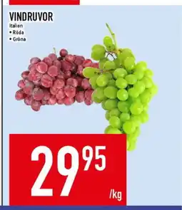 Matdax Vindruvor erbjuda