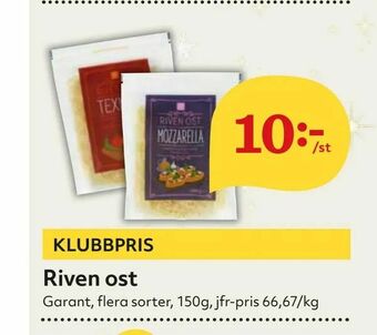 Hemköp Riven ost erbjuda