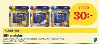 Hemköp Sill i småglas erbjuda