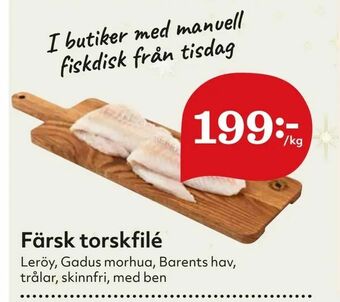 Hemköp Färsk torskfilé erbjuda