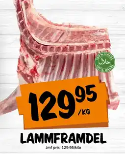 Bazaar Food market Lammframdel erbjuda