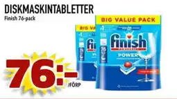 Din Mat FINISH Diskmaskintabletter erbjuda