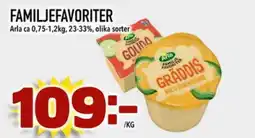 Din Mat ARLA Familjefavoriter erbjuda