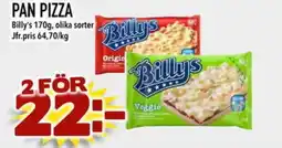 Din Mat BILLY'S Pan pizza erbjuda