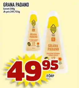 Din Mat GARANT Grana padano erbjuda
