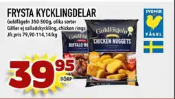 Din Mat GULDFÅGELN Frysta kycklingdelar erbjuda