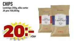 Din Mat LANTCHIPS Chips erbjuda