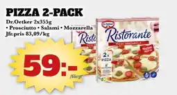 Bonum Matmarknad DR.OETKER Ristorante Pizza 2-pack erbjuda