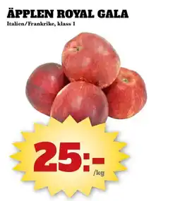 Bonum Matmarknad Äpplen royal gala erbjuda
