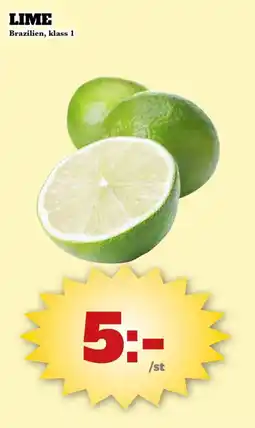 Bonum Matmarknad Lime erbjuda