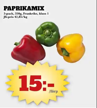 Bonum Matmarknad Paprikamix erbjuda
