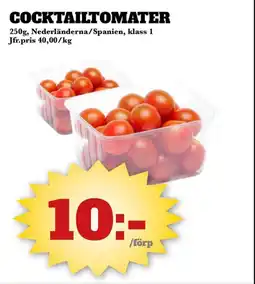 Bonum Matmarknad Cocktailtomater erbjuda