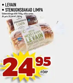 Bonum Matmarknad Levain o stenugnsbakad limpa erbjuda