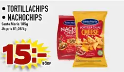 Bonum Matmarknad SANTA MARIA TORTILLACHIPS o NACHOCHIPS erbjuda