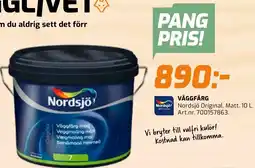 Bolist NORDSJO Väggfärg erbjuda