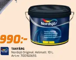 Bolist NORDSJO Takfärg erbjuda