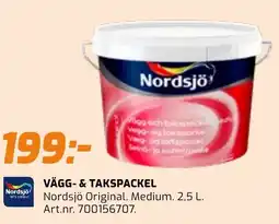 Bolist NORDSJO Vägg- & takspackel erbjuda