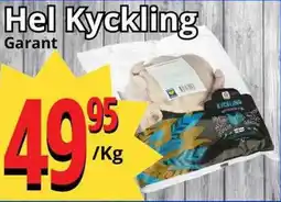 Supergrossen GARANT Hel Kyckling erbjuda
