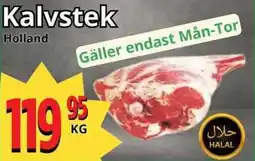Supergrossen HOLLAND Kalvstek erbjuda