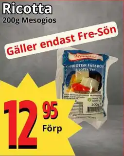 Supergrossen MESOGIOS Ricotta erbjuda