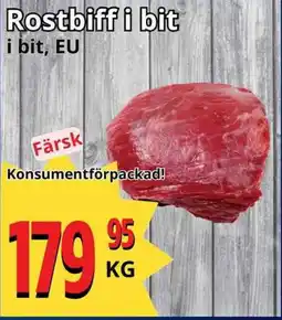 Supergrossen Rostbiff i bit i bit, EU erbjuda