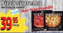 Supergrossen DR.OETKER Pizza suprema erbjuda