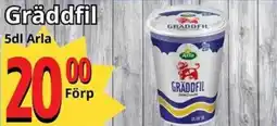 Supergrossen ARLA Gräddfil erbjuda