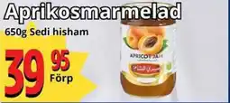 Supergrossen SEDI HISHAM Aprikosmarmelad erbjuda