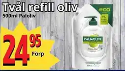 Supergrossen PALOLIV Tvål refill oliv erbjuda