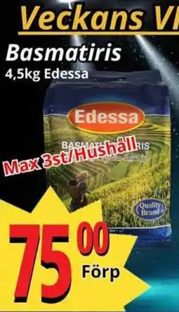 Supergrossen Basmatiris erbjuda