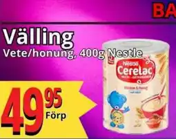 Supergrossen NESTLE Välling erbjuda