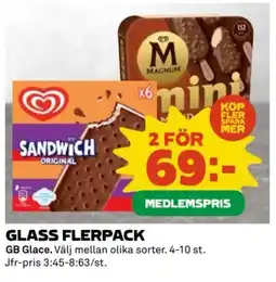 Coop Glass flerpack erbjuda