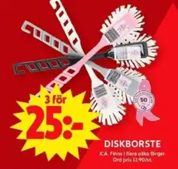 ICA Supermarket Diskborste erbjuda