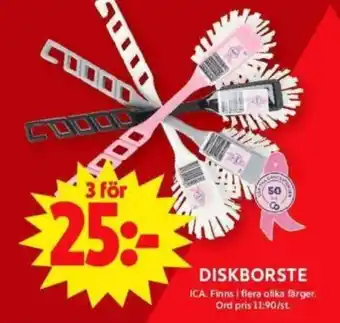 ICA Supermarket Diskborste erbjuda