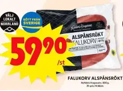 ICA Supermarket Falukorv alspånsrökt erbjuda