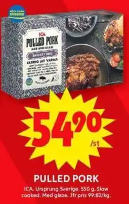 ICA Supermarket Pulled Pork erbjuda