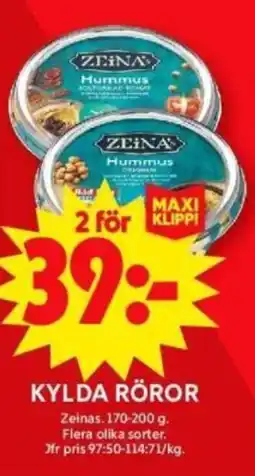 ICA Supermarket ZEINAS Kylda röror erbjuda