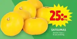 ICA Supermarket Satsumas erbjuda