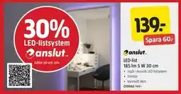 Jula LED-listsystem, SEK 139 erbjuda