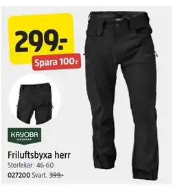 Jula Friluftsbyxa herr, SEK 299 erbjuda