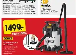 Jula Grovdammsugare 38 l 1250 W, SEK 1499 erbjuda