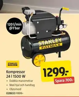 Jula Kompressor 24 l 1500 W, SEK 1299 erbjuda