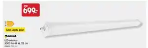 Jula LED-armatur 5000 lm 44 W 123 cm, SEK 699 erbjuda
